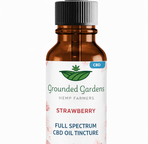 Strawberry CBD Oil Tincture I Grounded Gardens I 1100mg I 1ct
