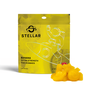 1000mg Banana Blast Gummies by Stellar Treats