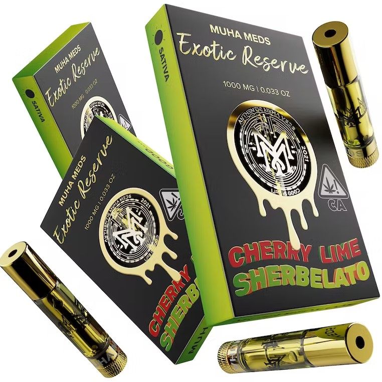 Exotic Reserve Cherry Lime Sherbelato Cartridge 1,000mg