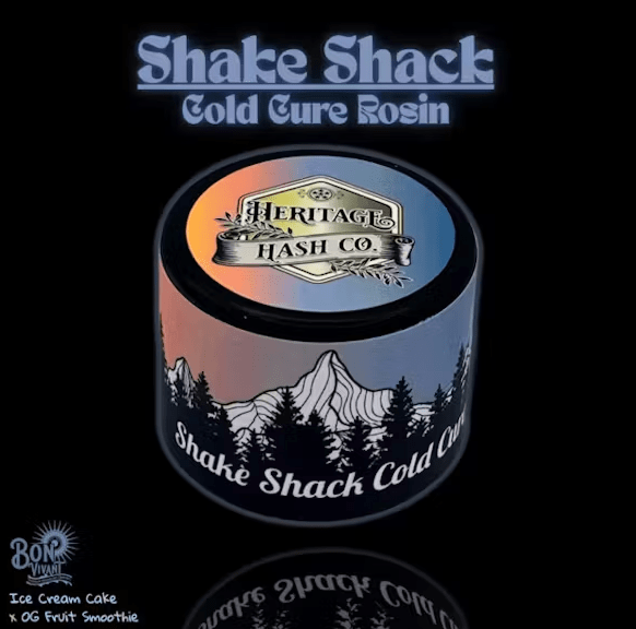 HERITAGE HASH CO. COLDCURE ROSIN- 1G SHAKE SHACK