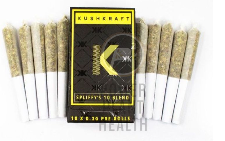 Kush Kraft Spliffy’s 10 Pack Pre Rolls $30