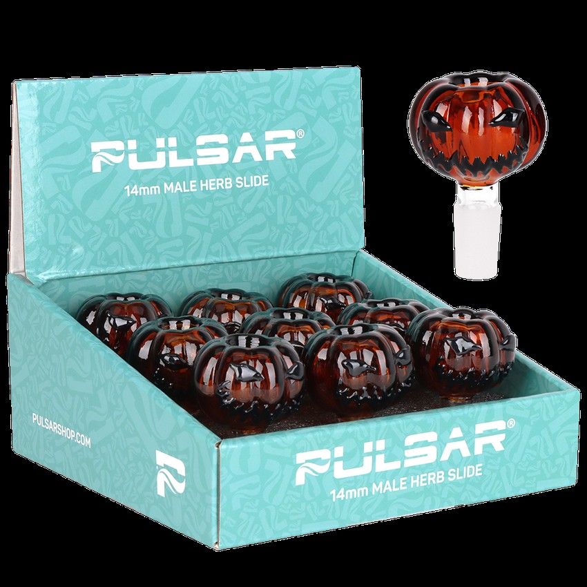 AFG- Pulsar Jack-O-Lantern Herb Slide | 14mm M
