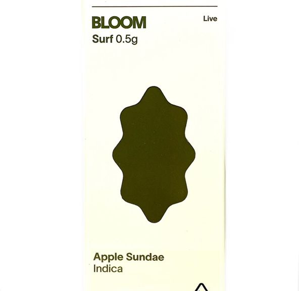 BLOOM - Live Resin - Apple Sundae - Disposable - 0.5g