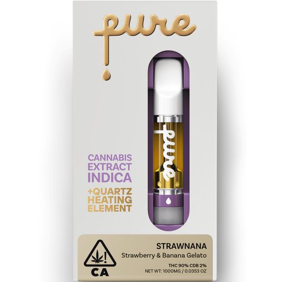 Pure- QuartzCore Strawnana Cart 1g (I)