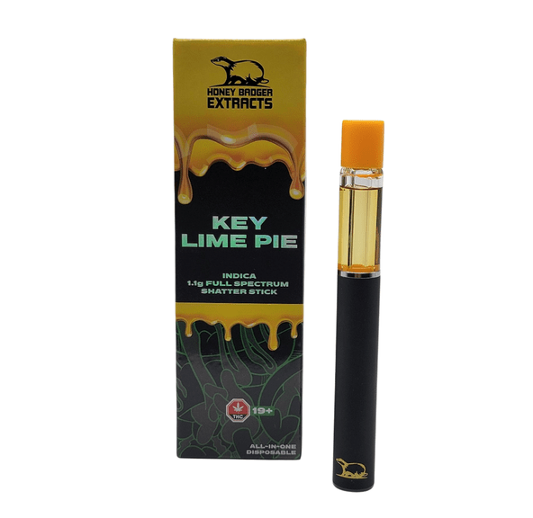 Key Lime Pie - 1.1G Disposable Shatter Pen by Honey Badger