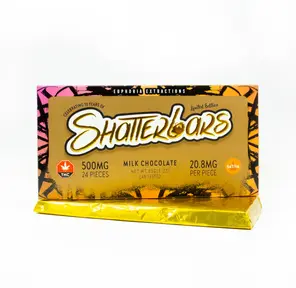 500mg Sativa Milk Chocolate Shatter Bar by Euphoria Extractions GOLDEN TICKET INSIDE