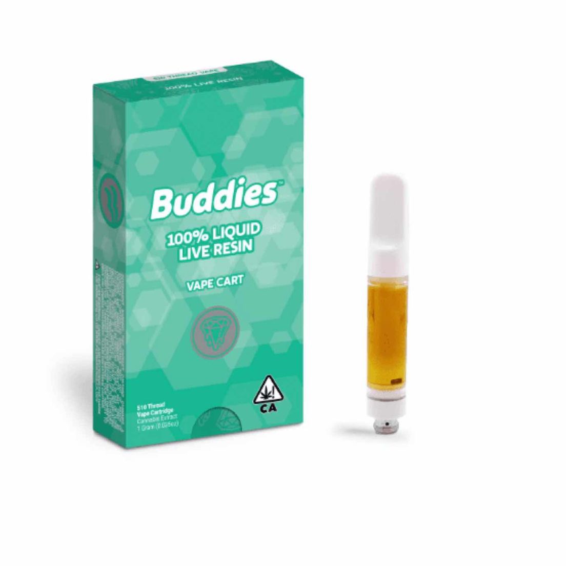 Buddies Live Resin Cartridge Sour Diesel 1g
