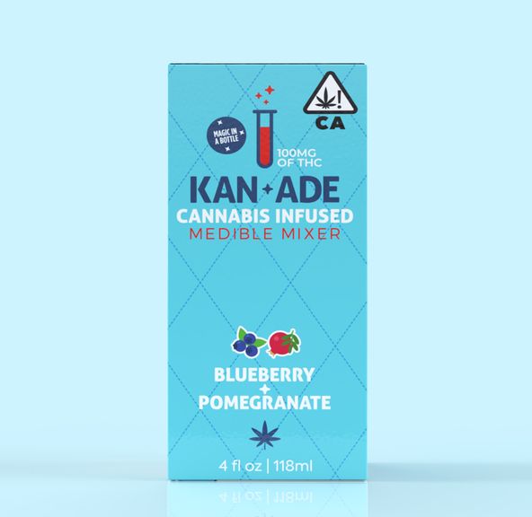 Kan+Ade 100mg Blueberry Pomegranate Medible Mixer