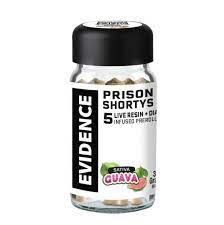 Evidence - Prison Shortys - Guava - Infused Prerolls - 5pk - 3.5g - Sativa