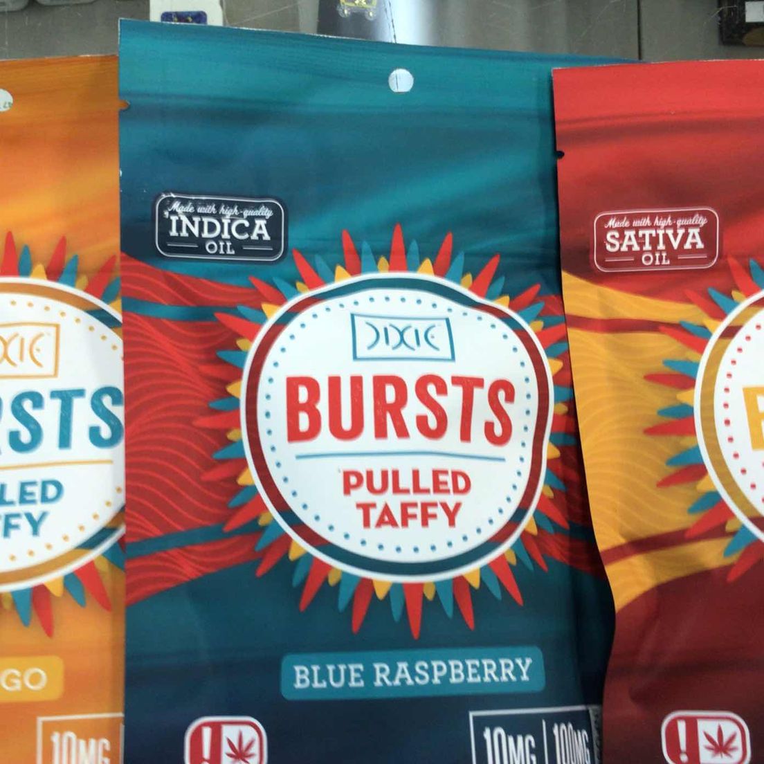 Dixie Burst Indica Taffy 100mg