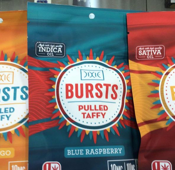 Dixie Burst Indica Taffy 100mg
