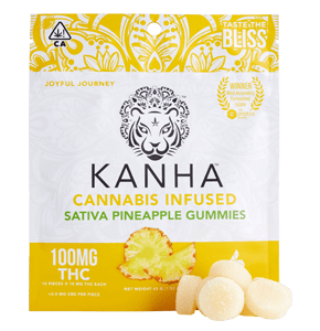 Kahna Sativa Pineapple (100 mg) Gummies