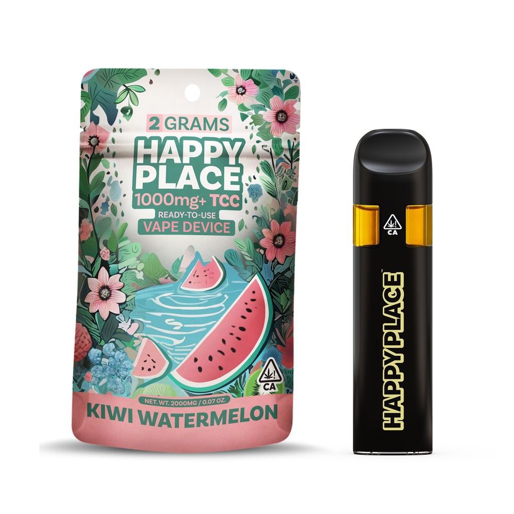 Happy Place AIO Vape Kiwi Watermelon 2g