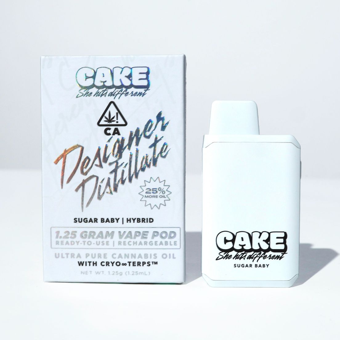 Cake AIO Vape Sugar Baby 1.25g