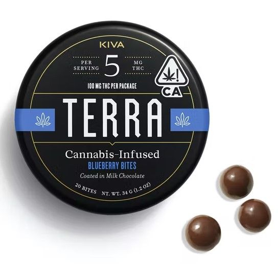 100MG TERRA - MILK CHOCOLATE BLUEBERRY BITES