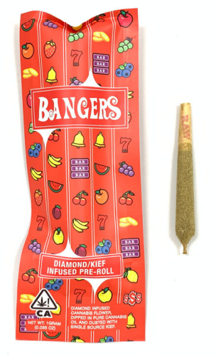 1g (Single) Watermelon Sorbet Infused Pre Roll - BANGERS