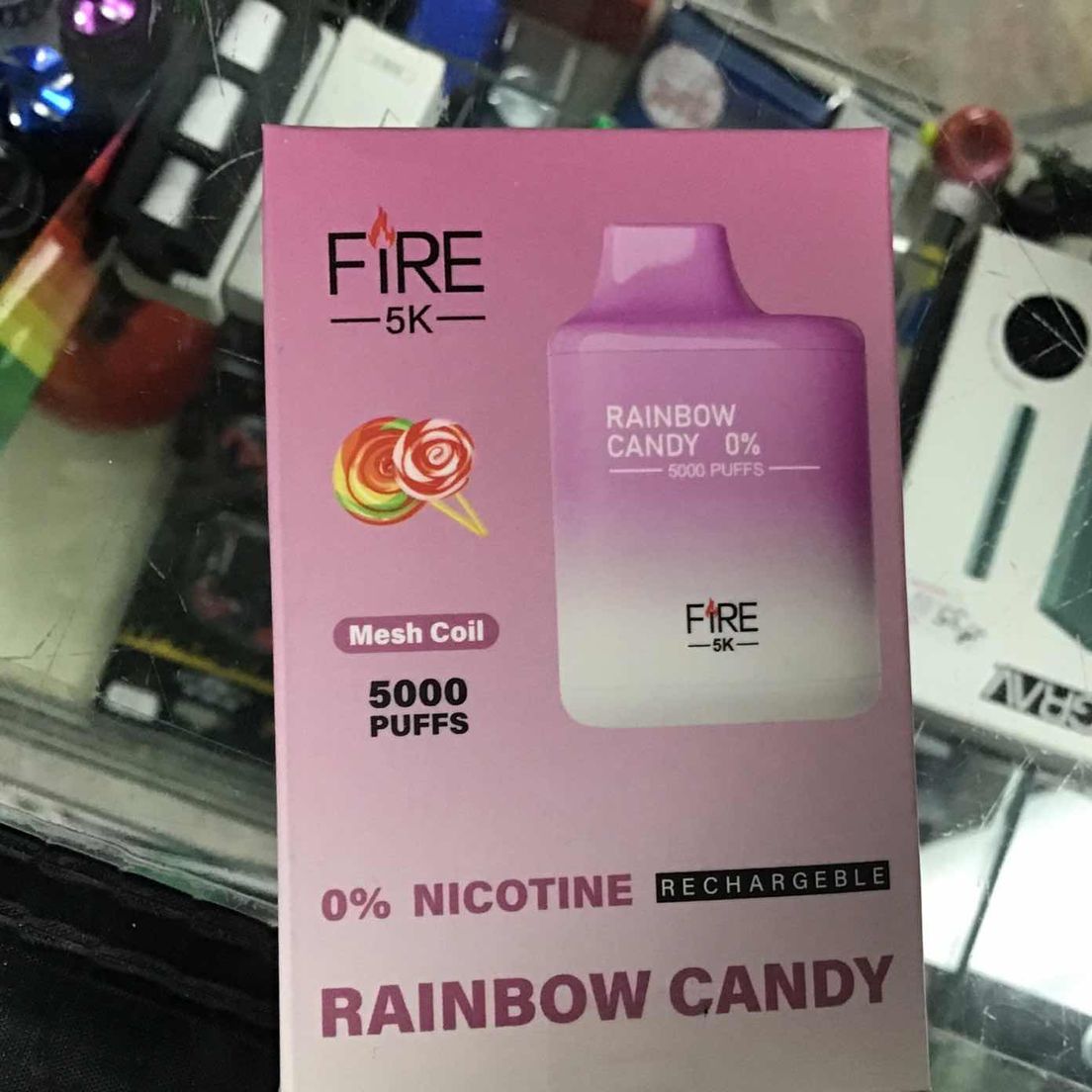 fire 5k rainbow candy