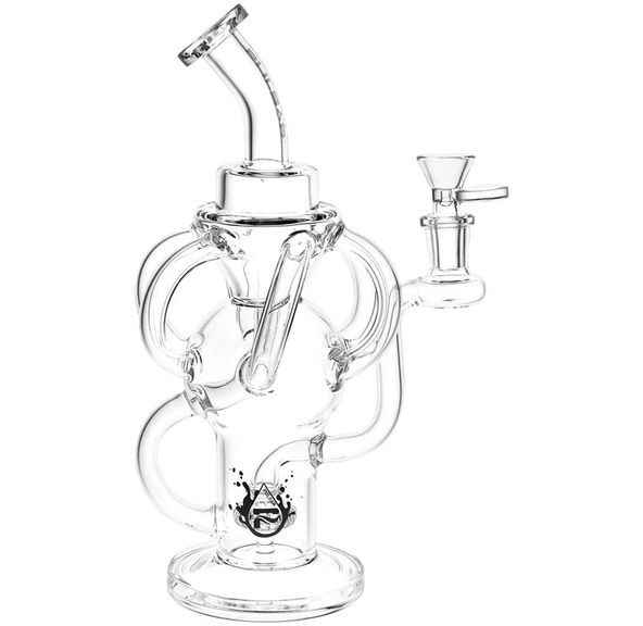 AFG- Pulsar 6-Arm Recycler Glass Water Pipe | 10" | 14mm F