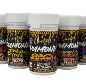 Cartel Oil Co - Diamond Infused Pre-Roll Pack 8.4g - Indica - Acai Jelly
