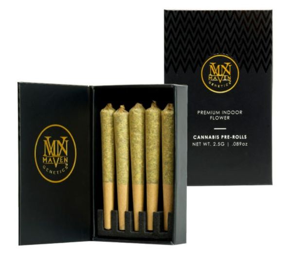 [Maven] Preroll 5 pack - 2.5g - Black Cherry Blossom