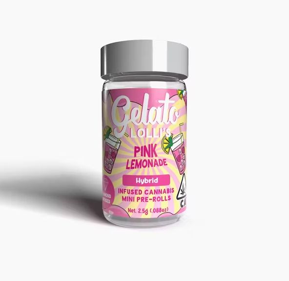 Gelato Infused Mini Pre-roll Pack Pink Lemonade 3g