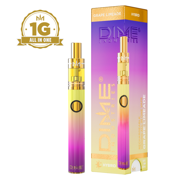 Dime | AIO Vape | 1g | Live Reserve | Grape Limeade
