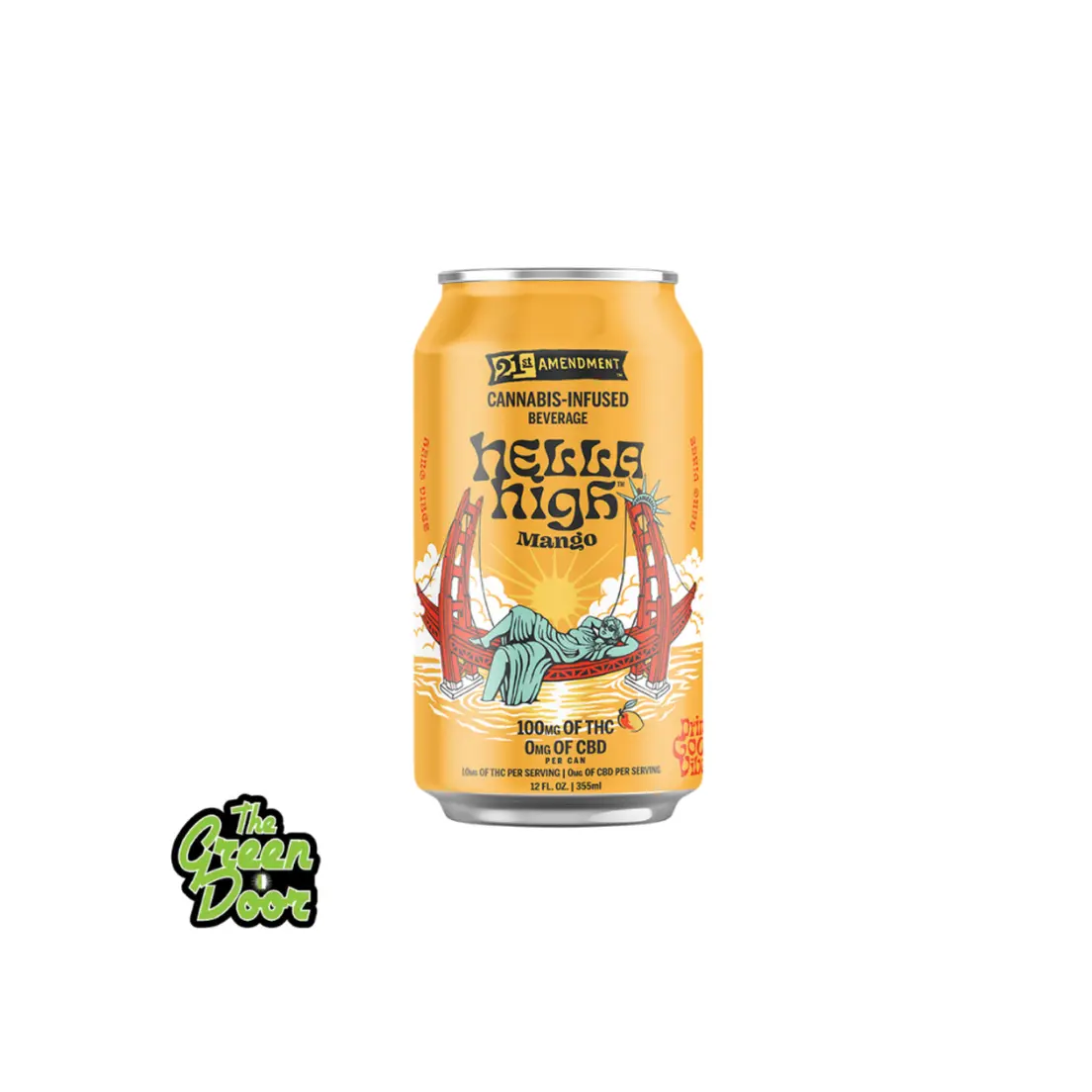 21st Amendment - Hella High Mango-100mg***
