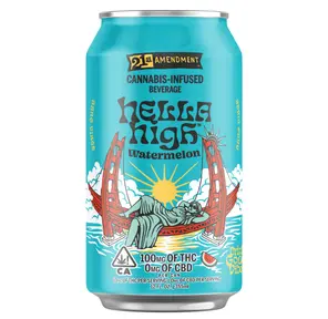 21st Amendment - Watermelon Hella High Beverage - 100mg