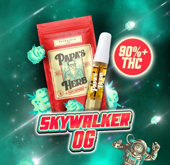 Papa's Herb - 1g Skywalker OG Vape Cartridge 1g