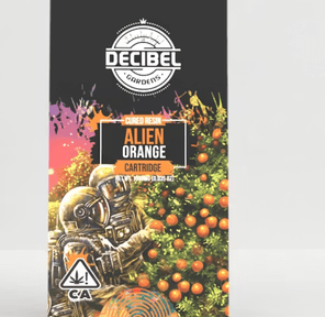 DECIBEL GARDENS- 1G CURED RESIN CART ALIEN ORANGE