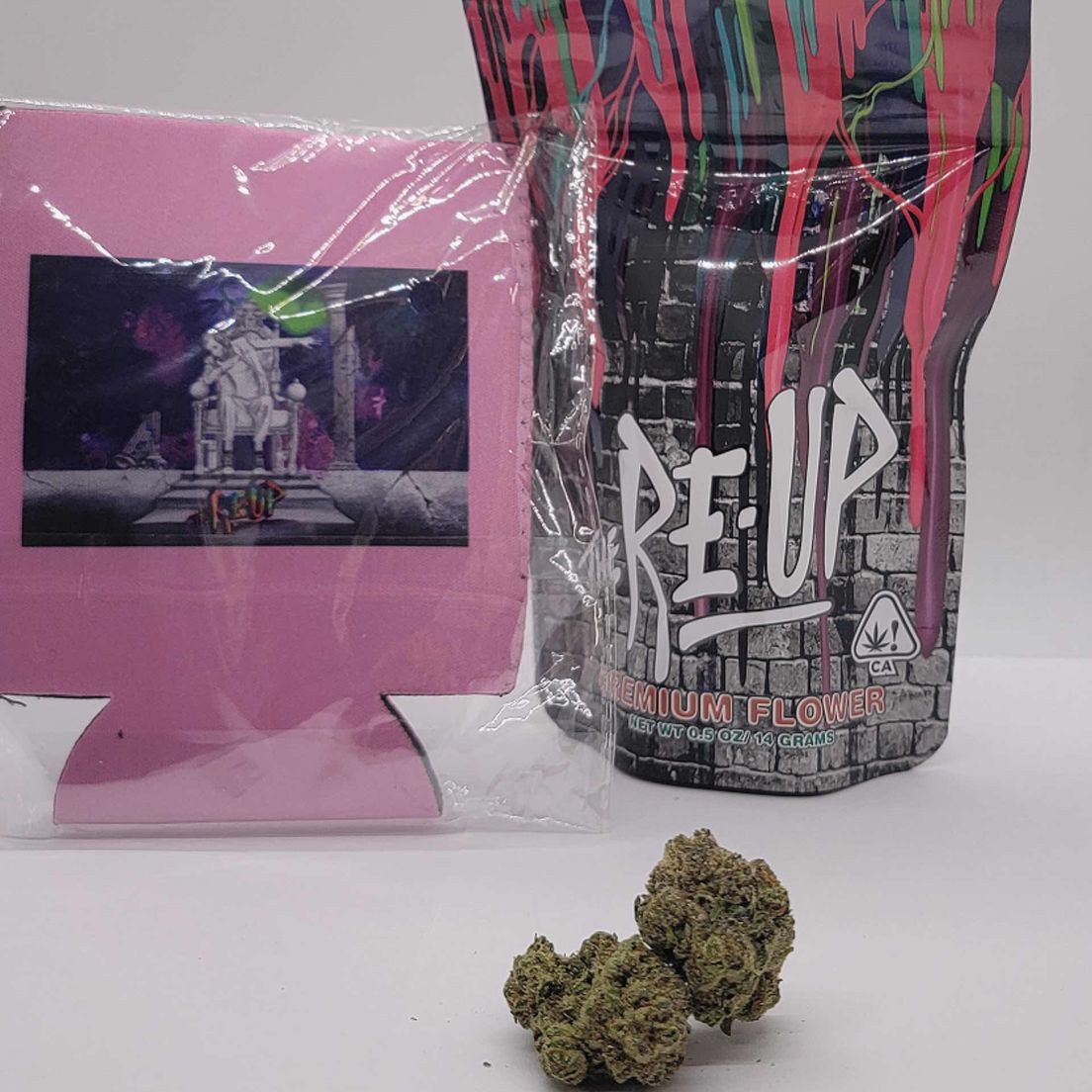 *Deal! $75 1/2 oz. Cold Heat (32.07%/Indica) - The Re-Up + Beverage Cozy
