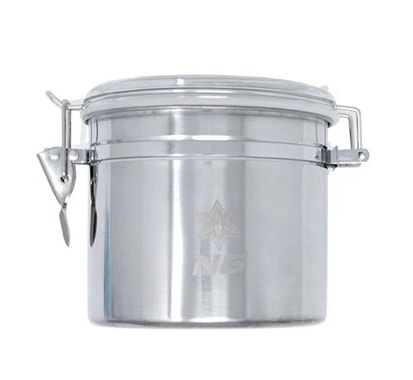 SC NICE GLASS Stainless Metal Canister - Wide