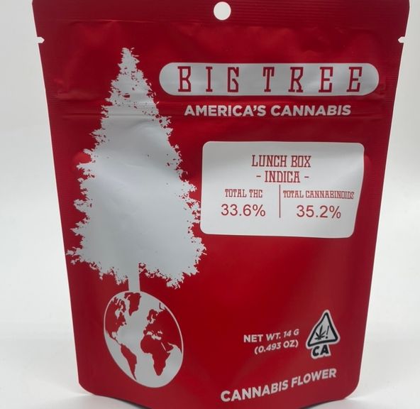 Lunch Box (indica) - 14g Flower (THC 33%) by Big Tree **Buy 2 for $90**
