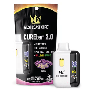 West Coast Cure: Curebar 2.0 Blackberry Kush $22