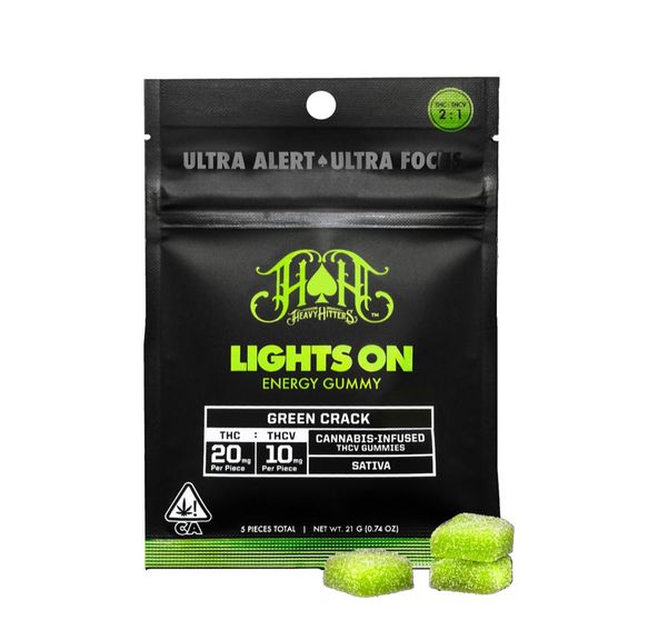 Heavy Hitters - THC/THCV Gummies (Green Crack)