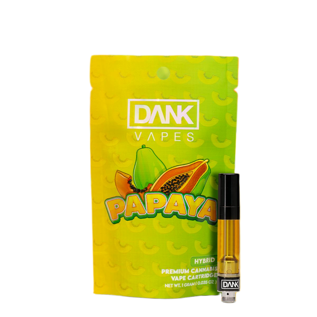 Dank | Vape Cart | 1g | Distillate | Papaya