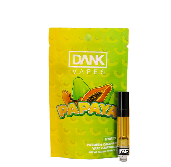 Dank | Vape Cart | 1g | Distillate | Papaya
