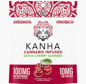 KANHA — Cherry (S) 10pk 10mg Gummies 40.00 g