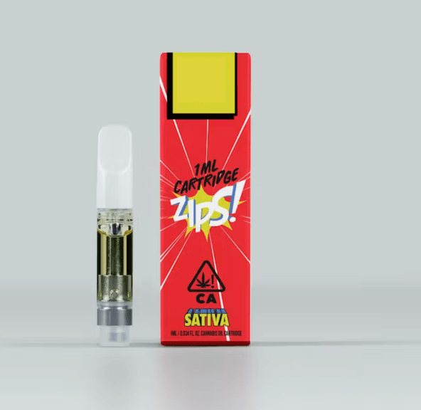 Zips - Strawberry Peach 1ml Sativa Cartridge 1g