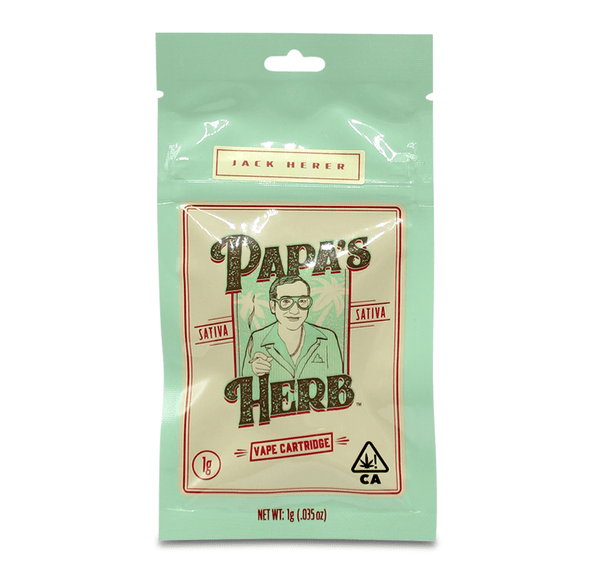 Papa's Herb - Jack Herer Vape Cartridge 1g