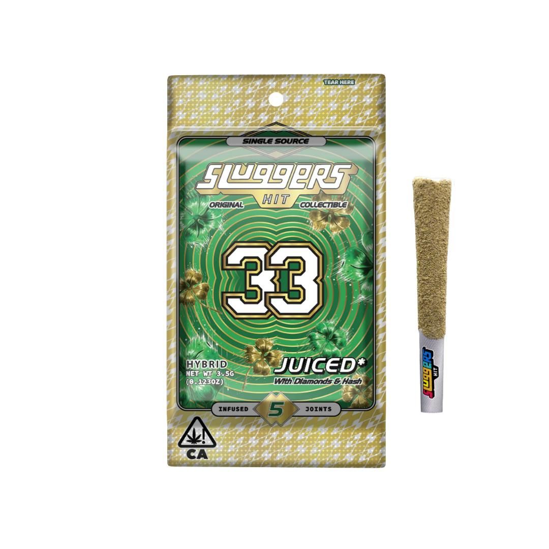 Sluggers Infused Pre-roll Pack 33 3.5g