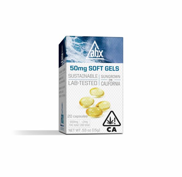 [ABX] THC Soft Gels - 50mg 20ct - Refresh