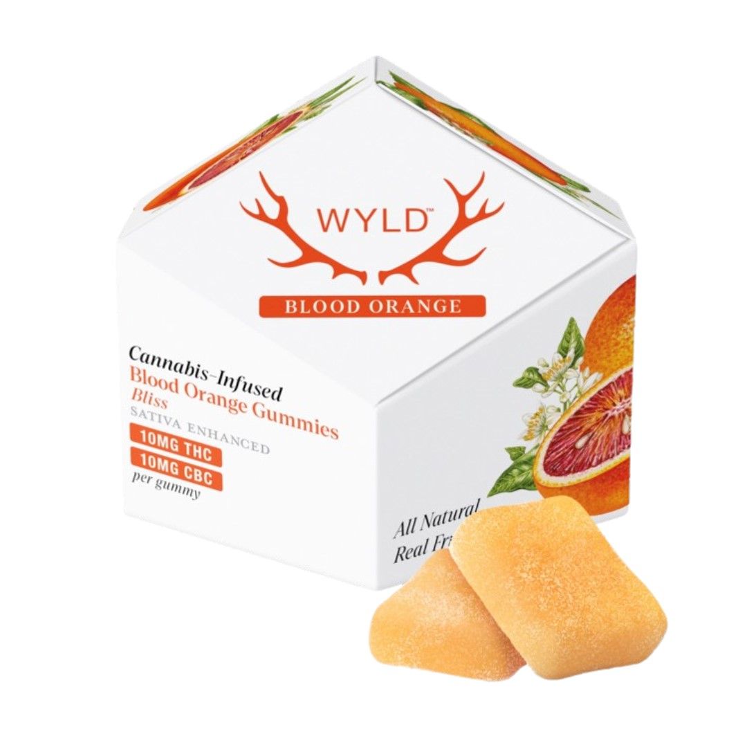 Wyld Fruit Chews Blood Orange 100mg THC / 100mg CBC 1:1