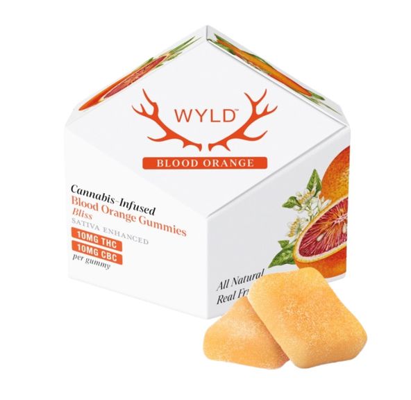Wyld Fruit Chews Blood Orange 100mg THC / 100mg CBC 1:1