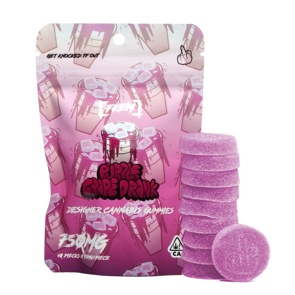 FKEM- Purple Grape 750mg Gummy