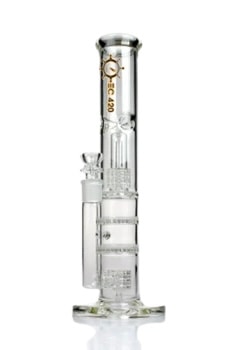 EC420 14" 5mm 4 Perc Straight Tube