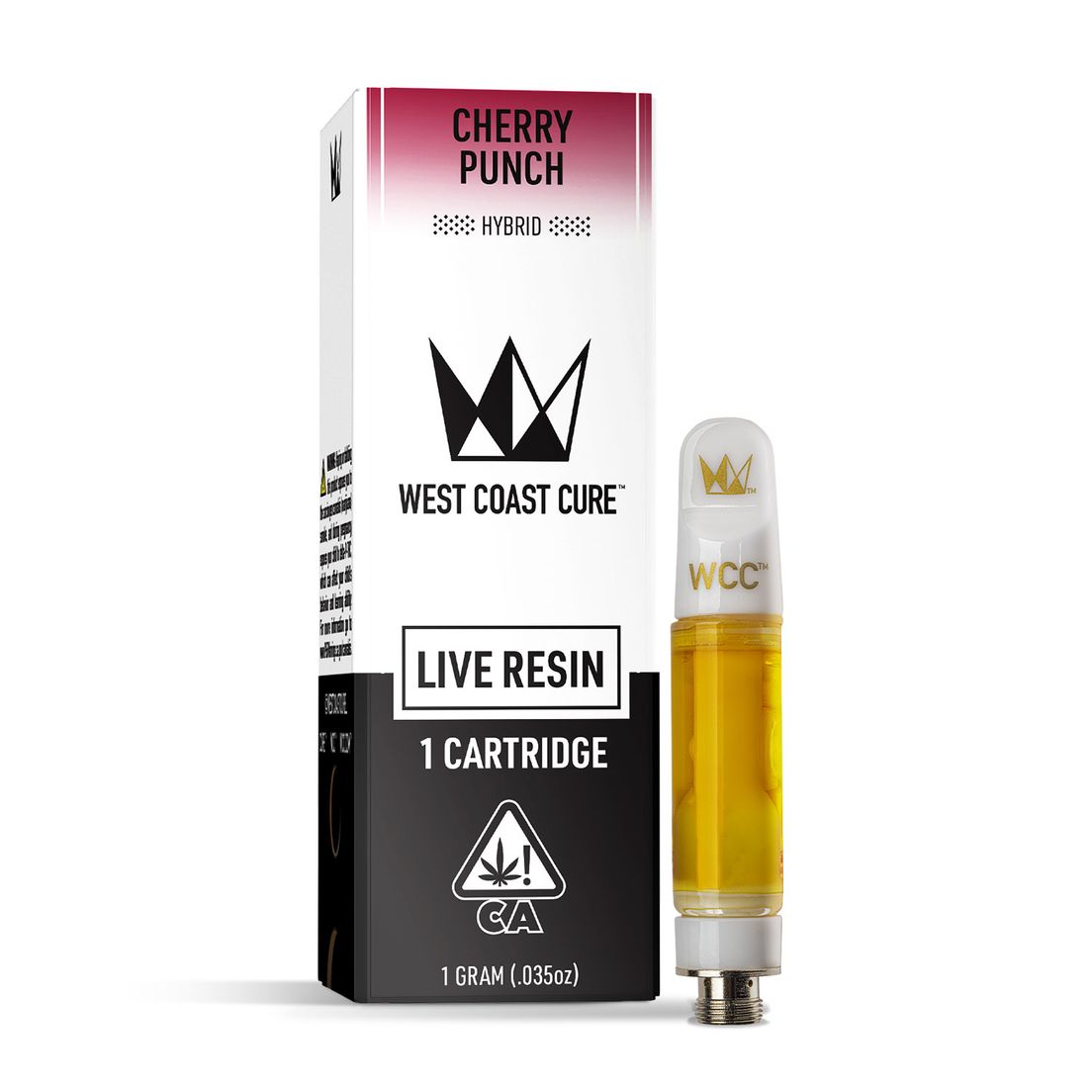 West Coast Cure - Cherry Punch Live Resin Cartridge - 1G 1g