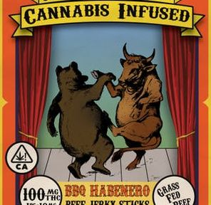 BBQ Habanero - Beef Jerky Links (THC 100mg) by Stoned Age Edible Co.
