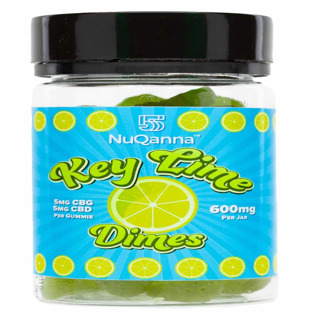 Gummies: Key Lime Dimes 10 CBD 60ct