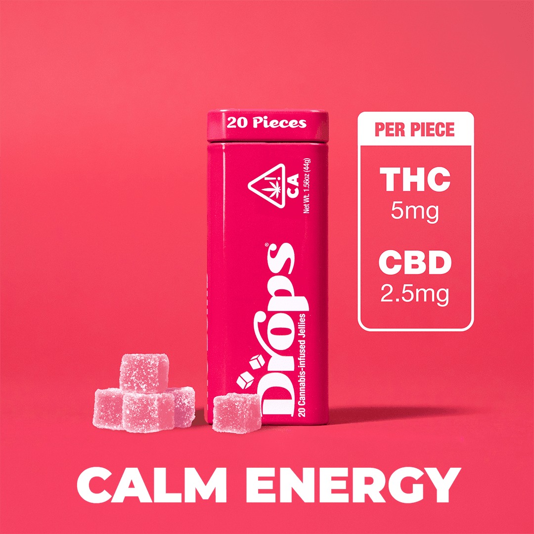 Drops- Raspberry 2:1(THC:CBD) 20 Piece (Calm Energy) 44g